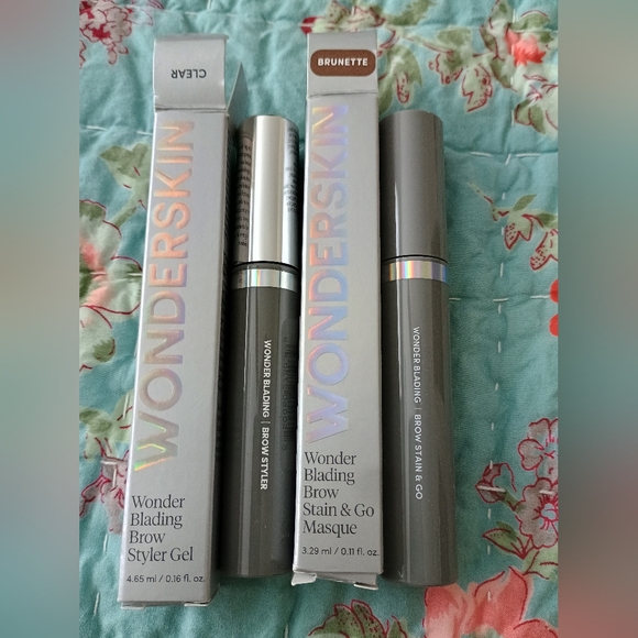 Wonderskin Wonder Blading Bros Stain & Go Masque + Clear Styler Gel - Picture 1 of 7